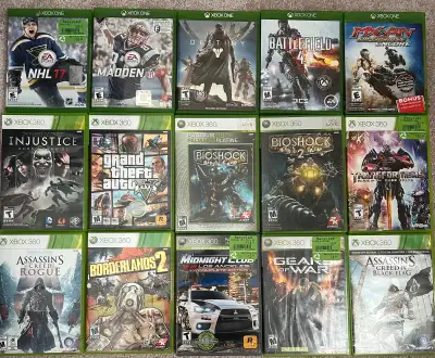 Xbox one/ Xbox360 games, View more