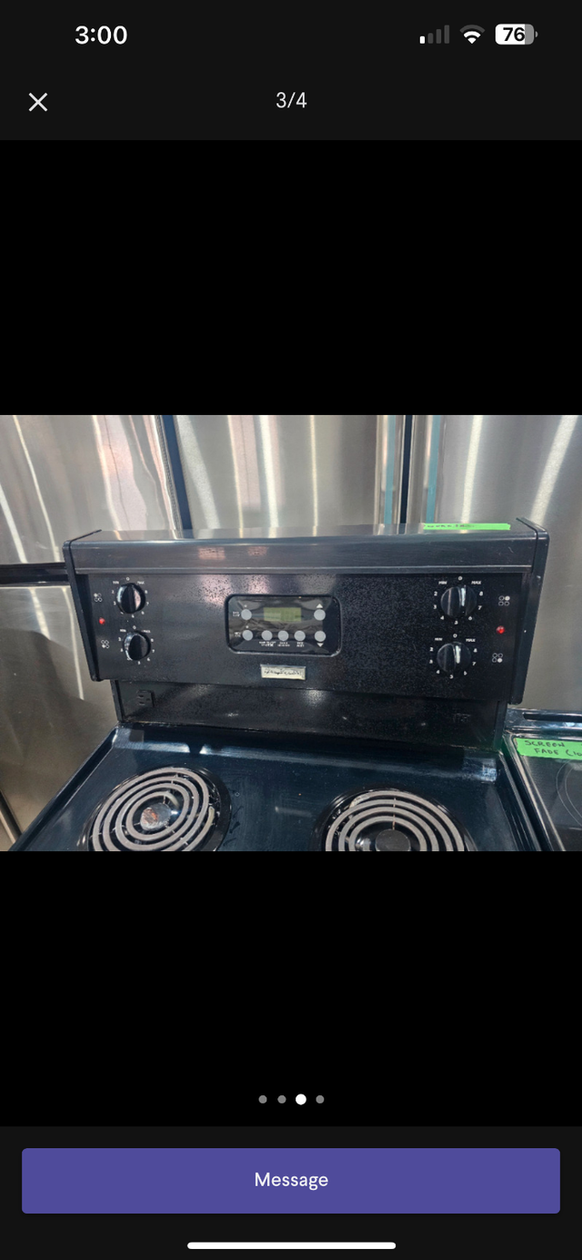 RARE size 24 inch apartment size stove range oven in Stoves, Ovens & Ranges in Mississauga / Peel Region - Image 4