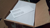 Enveloppes 9"x4-1/8" Double Window Confidential  Envelopes