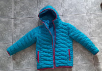 manteau bleu fille 10-12 ans mckinley reversible
