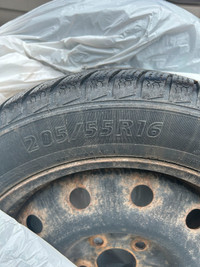 4 winter tires on rims