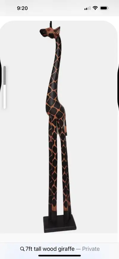 Wood Giraffe, View more