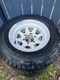 15 Inch 6 Bolt Trailer Rims and Tires 