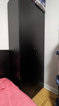 Bookcase with Double Doors Black IKEA