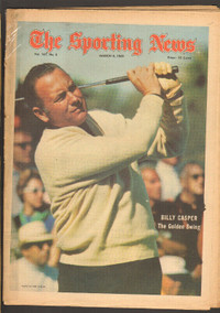 Sporting News Mar. 8, 1969 – Golfer Billy Casper cover