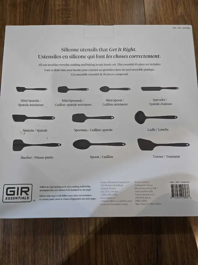 10 piece silicone utensils set in Kitchen & Dining Wares in Ottawa - Image 3