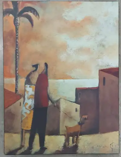 PASEO CON PERRO by Didier Lourenço (23.5" x 31"), View more