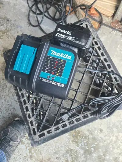 makita charger and battery , View more
