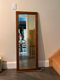 Oak Long Mirror