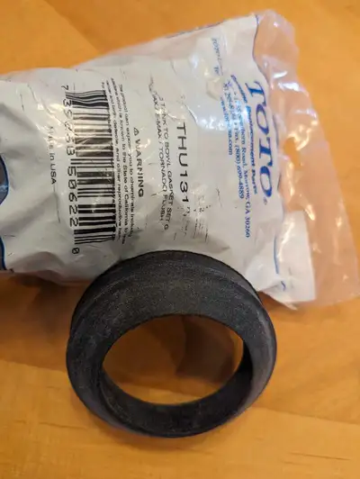 TOTO toilet tank to bowl gaskets. Will fit TOTO Drake toilets and others. $8 each