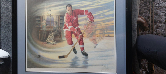 Gordie Howe Print for sale $ 125 in Arts & Collectibles in Chatham-Kent