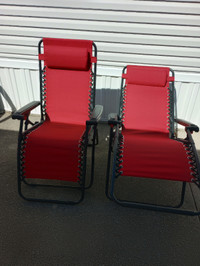Lawn chairs,lounge.(2) Zero Gravity