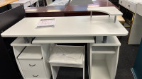 Nice computer desk with drawers and keyboard tray