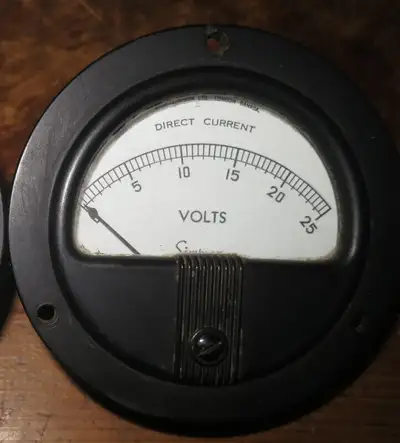 Vintage Car Dash Gauge Voltage Instrument Panel Hot Rod 40s/50s, View more