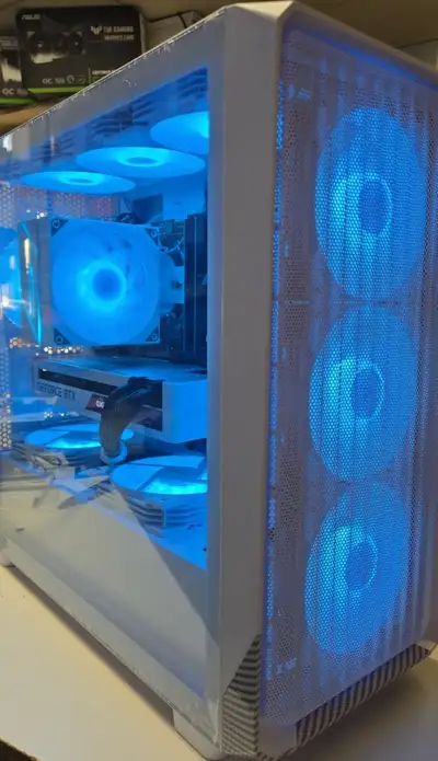 ⚡ PC GAMING RGB BLANC | RYZEN 7 5800X | RTX 3070 8GB | 32GB DDR4, View more
