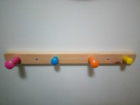 IKEA Colorful knob rack