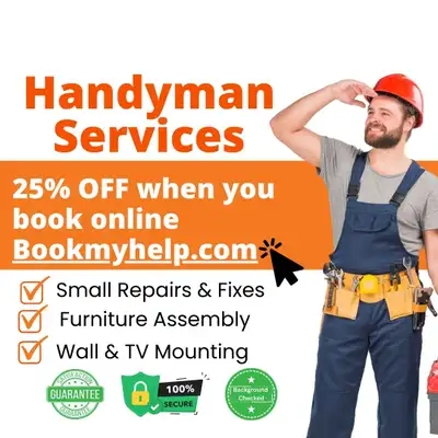Handyman Services in GTA – Repairs, Mounting & Maintenance, View more