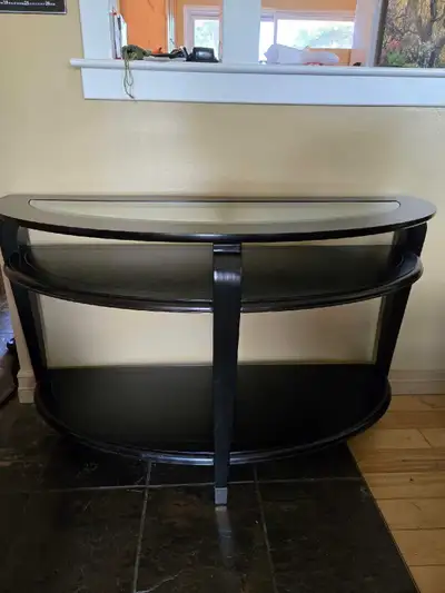 Semi circle hallway table, View more