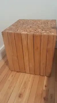 Cube en bois 