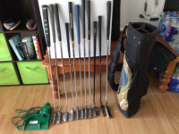 Golf clubs and accessories 