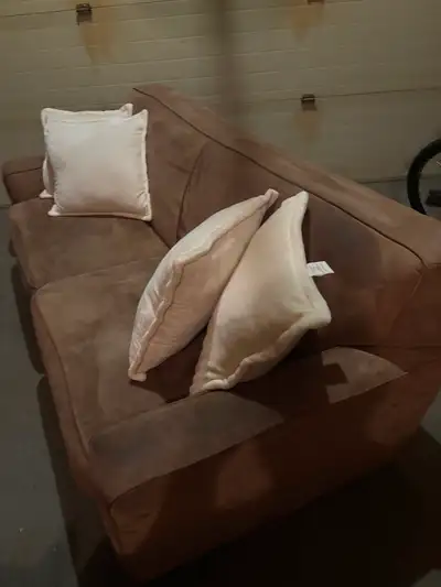 Free couch with pillows, View more