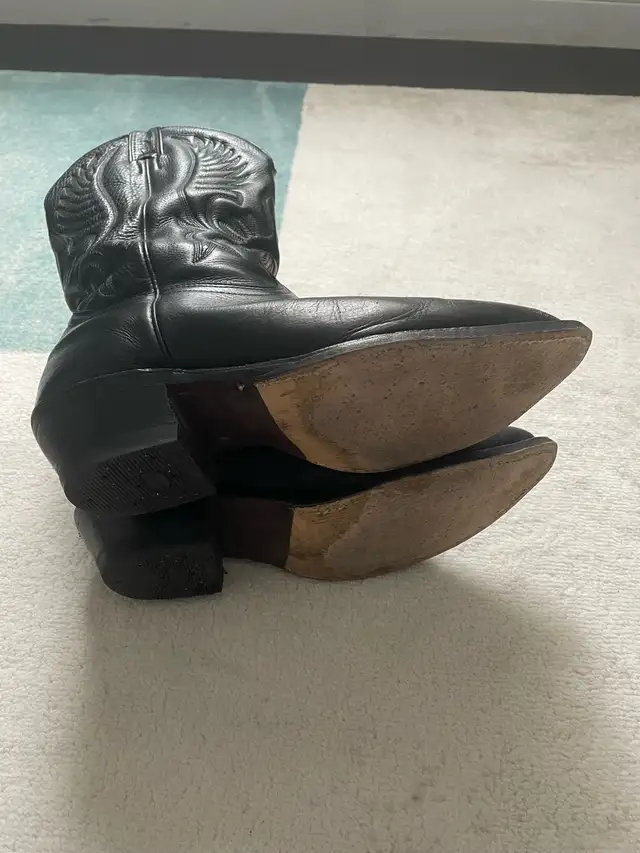 Boulet Western Boots – Model 1866, Size 9, Width 3E (Extra Wide) in Men's Shoes in Oakville / Halton Region - Image 6
