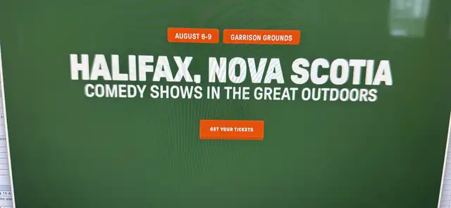 Outdoor comedy festival