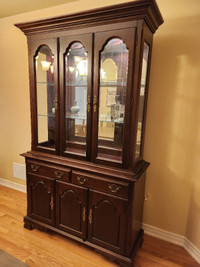Cabinets - Antique China Cabinet - Roxton Brand