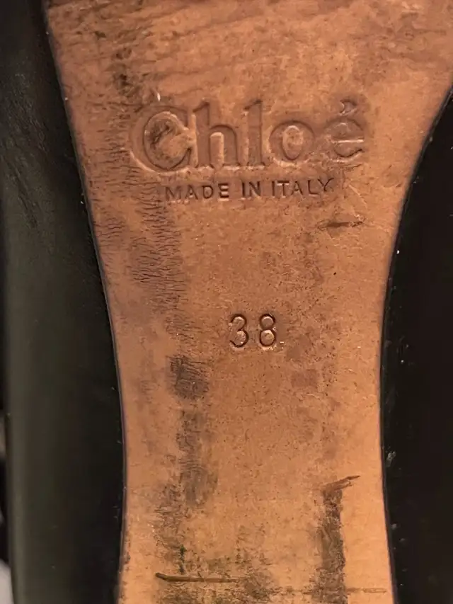 Chloé Black Leather Boots Women’s Size 38 in Women's - Shoes in City of Toronto - Image 6