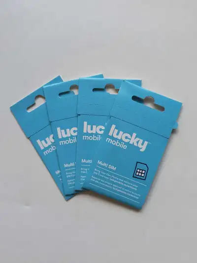 Lucky Mobile Multi SIM Card 3in1, View more