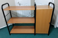 Sturdy Shelves and Cabinet