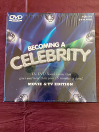 Brand New Becoming a Celebrity DVD Game, Movie & TV Edition