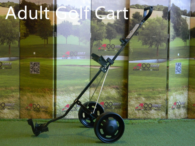 Adult/Kid Fold 2 Wheel Push Pull Steel Golf Cart in Golf in Markham / York Region