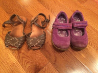 Girl sandals and shoes. Kids size 8