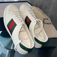 Gucci ace sneakers size 9 unisexe