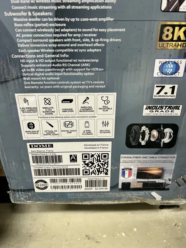 Dome Flax 5.1.2 in Stereo Systems & Home Theatre in Mississauga / Peel Region - Image 4