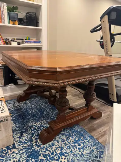 Antique Dining Table, Solid Wood (free), View more