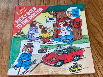 Richard Scarry's Nicky Goes to the Doctor 1978 Illustrated Book, View more