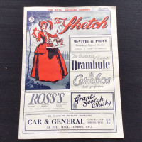 Vintage 1947 British Royal Wedding “The Sketch” magazine