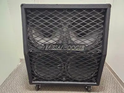 Vintage Mesa Boogie 412 Slanted Cab, Metal Grill, Split Back, View more