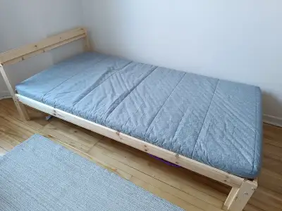 Lit et matelas une place , View more