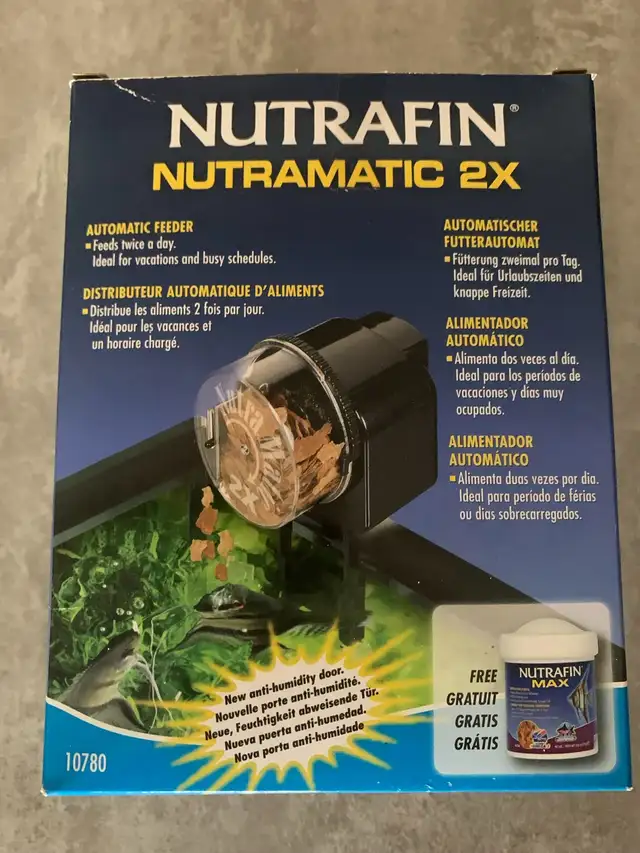 Nutrafin, Nutramatic 2X, Aquarium Automatic Feeder in Fish for Rehoming in Oakville / Halton Region - Image 4
