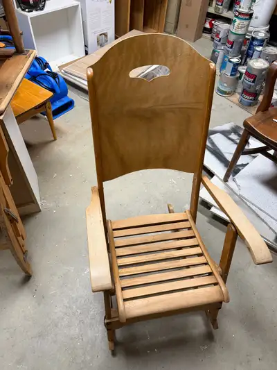 Wooden Folding Rocking Chair, View more