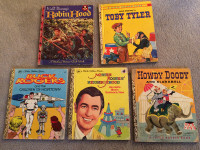 Vintage Little Golden Books,Buck Rogers,Robin Hood, Mr Rogers