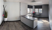 800 square feet - 4 offices with bright windows, modern downtown