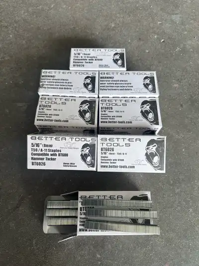 Better Tools BT6026 staples, View more