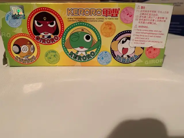 Keroro Animated Cartoon Figures Ink Stampers Set (New)63234807152899123