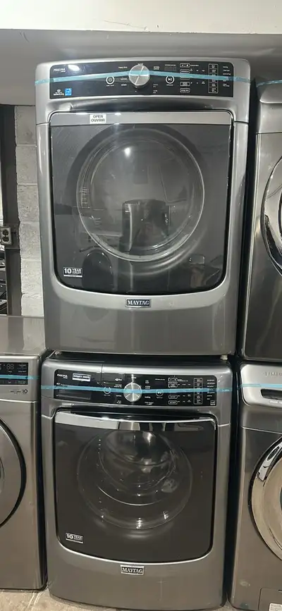Maytag 27" inch stackable washer dryer set, View more