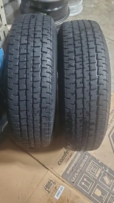 Hello and good day to all. I have two 2 ST 205/75R14 LRD 105N HERCULES STRONG GUARD ST TRAILER Tires...