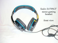 SADES SA708GT Stereo Gaming Headset, Mike, Bass surround volume